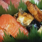 回転寿司すノ家 - サーモン，うなぎ