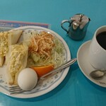 Dhigu Horu - モーニングサービスD.サンドイッチ・ホットコーヒー