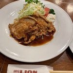 ビヤホール　ライオン - 道産豚の生姜焼き