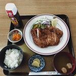 よしの - レモンマリネのチキンカツ定食