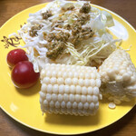 八紘学園 農産物直売所 - 【2021年08月】バジルドレッシングはサラダに良し(^^♪、ホワイトのとうきびも併せて購入。