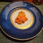 蒼 - 唐津 赤ウニと余市 バフンウニの冷製フェデリーニ