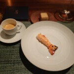 蒼 - さかな人 長谷川さんより長井の赤座海老 ビスクとともに