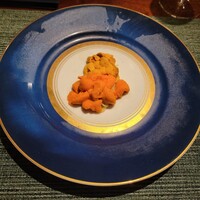 蒼 - 唐津 赤ウニと余市 バフンウニの冷製フェデリーニ