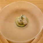 SOTO - セヴィチェ　ボタンエビ　パクチー