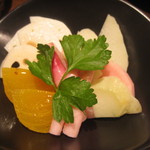 タイーム - ２０１２・１１月　レア野菜・隼人瓜や柿などのピクルス