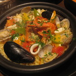 タイーム - ２０１２・１１月　たっぷり魚介のパエリア