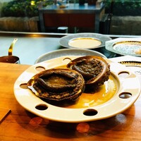 日本料理 京都 華暦 - 国産アワビ…大きい～！！