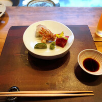 日本料理 京都 華暦 - お造りの盛り合わせ