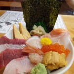 魚志 - 上海鮮丼（うに・いくら入り）2300円