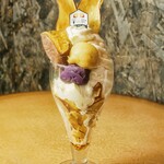 浪漫焼き芋 芋の巣 - お芋づくしパフェ