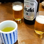 浜小屋 - ビールとお茶
