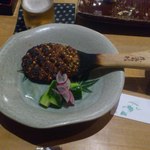 手打蕎麦 まるやま - 焼味噌（@550円）