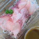 鯉とうなぎのまるます家 - 鯉のあらい