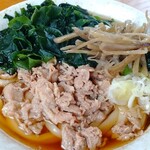 門々利うどん  - 吉田のうどんだけど、茹でキャベツは入ってません