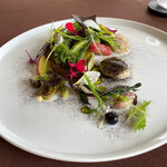 ダ　センプレ - (菜園)…色とりどりの野菜や果物。食べ進めるのが楽しくて楽しくて。