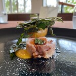 ダ　センプレ - (メイン料理)いなべ市松葉さくらポーク…フルーティなソースが美味