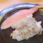 スシロー - ★★★★大型生本ずわい蟹＆かに味噌和え 330円 カニ味噌が深い味わいで美味い！