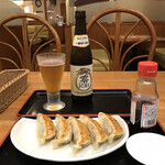 れすとらん四六時中 - 餃子とノンアルコールビールで税込み５１０円