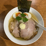 貝と地鶏だしのらぁ麺 ちょろ - 特製ちょろ らぁ麺   塩　