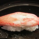 Sushi Kappou Satomi - 蟹にぎり寿司 ※拡大 (2021.09.18)