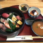 Sushi Kappou Satomi - 寿司８貫セット (税込)1,000円　(2021.09.18)
