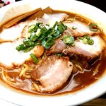 しま彰 - 特製中華そば大盛り♪ チャーシュー麺の大盛りです♪