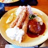 手作り洋食の店 おおさかや - 料理写真:海老フライセット　950円