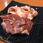 もっちゃん家 - クツベラ & 豚ハラミ