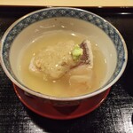 津の守坂 小柴 - 甘鯛と すりおろした蓮根の蒸し物。