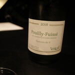 西麻布 焼肉 X - プイィ フュイッセ テロワール ド ヴェ 2018 ヴェルジェ