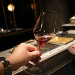 西麻布 焼肉 X - ワインが美味しかった