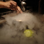 西麻布 焼肉 X - 液体窒素で