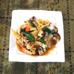孟渓苑 - 豆腐皮の炒め物