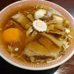 中華そば えもと - 月見中華そば