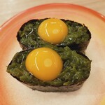 すし江戸 - うずらメカブ