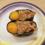 すし江戸 - サーモンユッケ