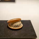 レストラン オオツ - 2021.9 黒トリュフアイス最中