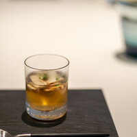 レストラン オオツ - 2021.9 鯛出汁に信州産松茸をアンフュゼした松茸コンソメスープ