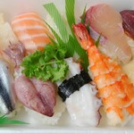 Sushi Ichi - 並にぎり１０貫　通常は８貫ですが､お願いすると握って下さいます。