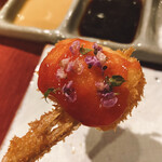 串かつ あーぼん - ハモの梅ソース添え