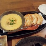 炙山 - カニミソのオリーブ焼ハーフ