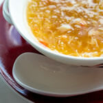 広東料理 センス - 冬瓜と金糸瓜 花咲き蟹のスープ