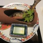 三養荘 - 天然鮎塩焼き