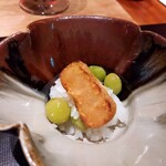 炭火割烹 白坂 - ⚫新銀杏　飯蒸し　カラスミ　