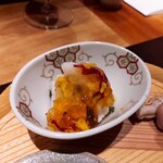 炭火割烹 白坂 - ⚫鱧　土佐酢ゼリー