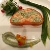 Restaurant SAKURA - スモークトラウト　、ズワイ蟹、ブロッコリームースのテリーヌ