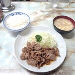 お食事 まるやま - 牛焼肉定食