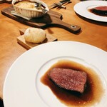 前芝料理店 - 見た目以上の柔らかさのお肉