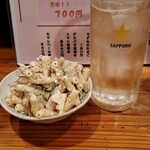 やきとん 野方屋 - シロホッピーとマカサラ